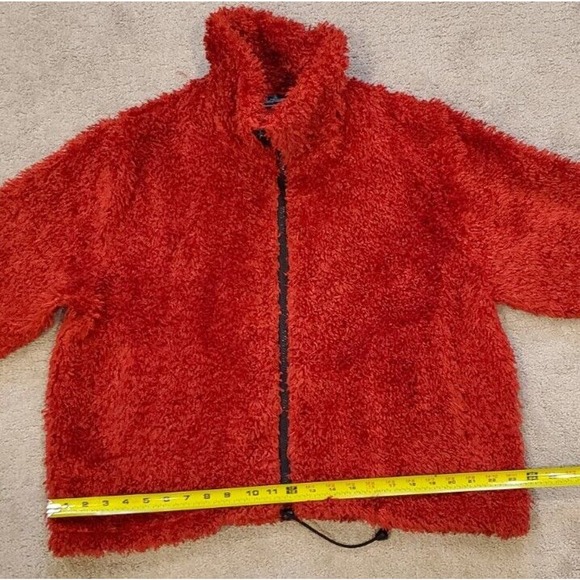 Women's Vintage Red Pleasant Pheasant Drawstring Waist Jacket Size Large CA... - Picture 5 of 10